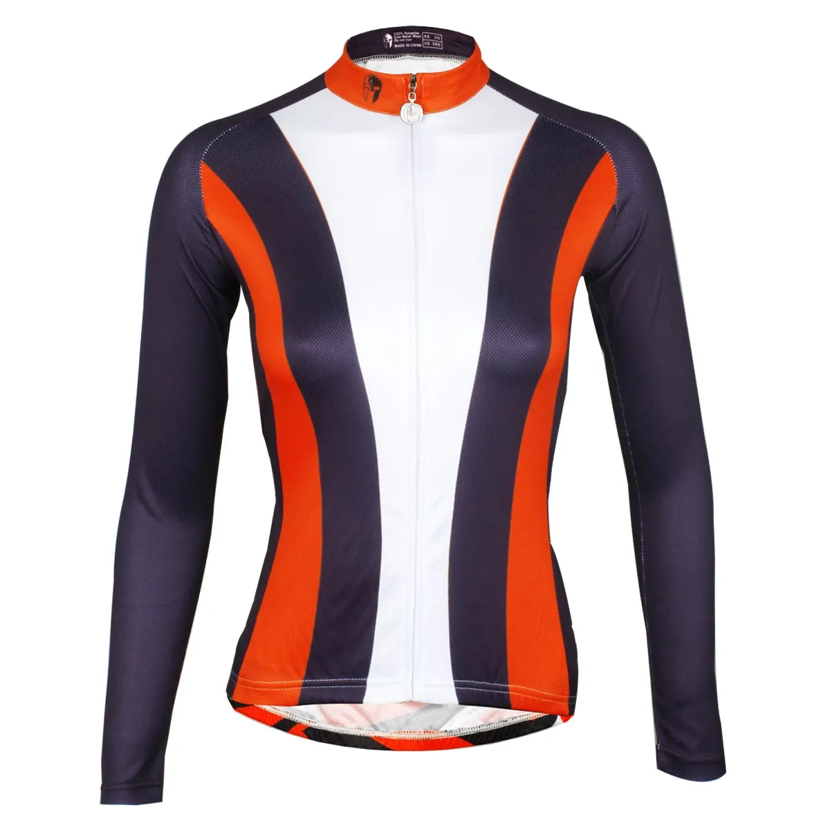 Ilpaladino Red-collar Women's Long-Sleeve Cycling Jersey Biking Shirts Breathable Spring Autumn Exercise Bicycling Pro Cycle Clothing Racing Apparel Outdoor Leisure Sports Clothes NO.736