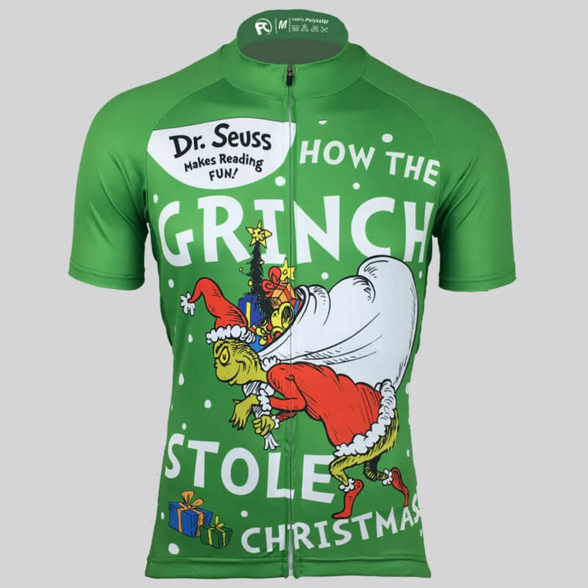 How The Grinch Stole Christmas Men's Cycling Jersey Green