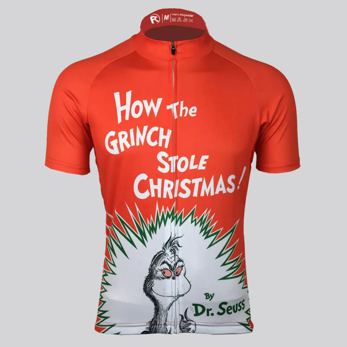 How The Grinch Stole Christmas Men's Cycling Jersey Red White