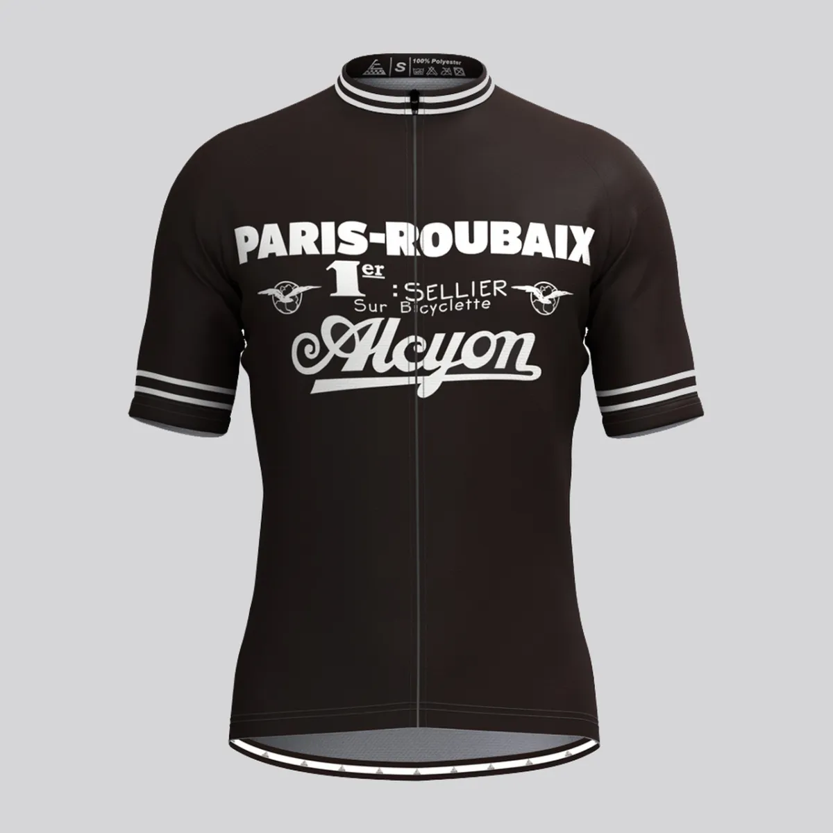 Retro Paris Roubaix Men's Cycling Jersey For Sale