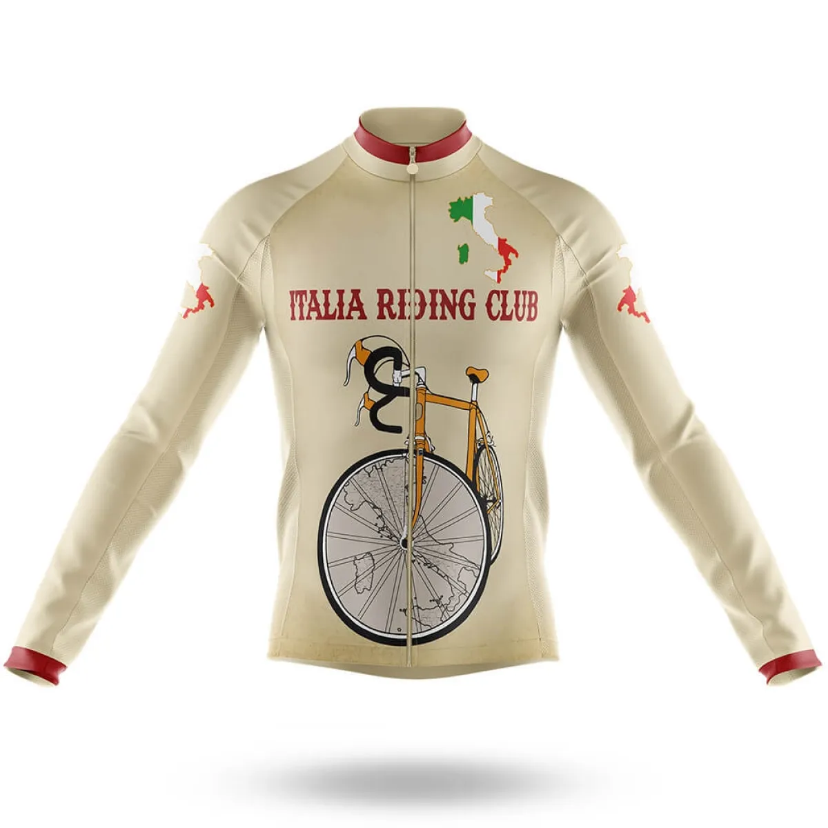 Italia Riding Club - Men's Cycling Kit / Long Sleeve Jersey