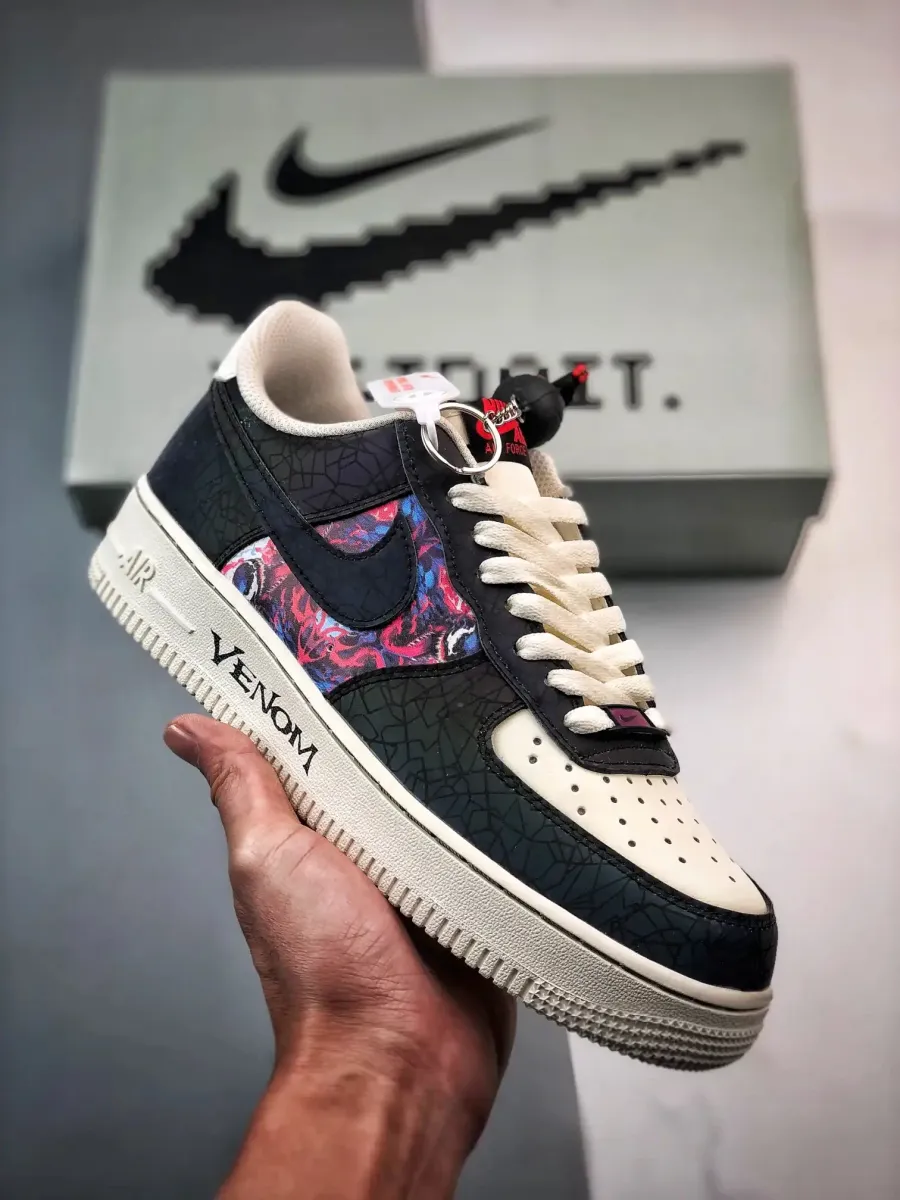Nike Air Force 1 Low ‘Venom’ Black White Red