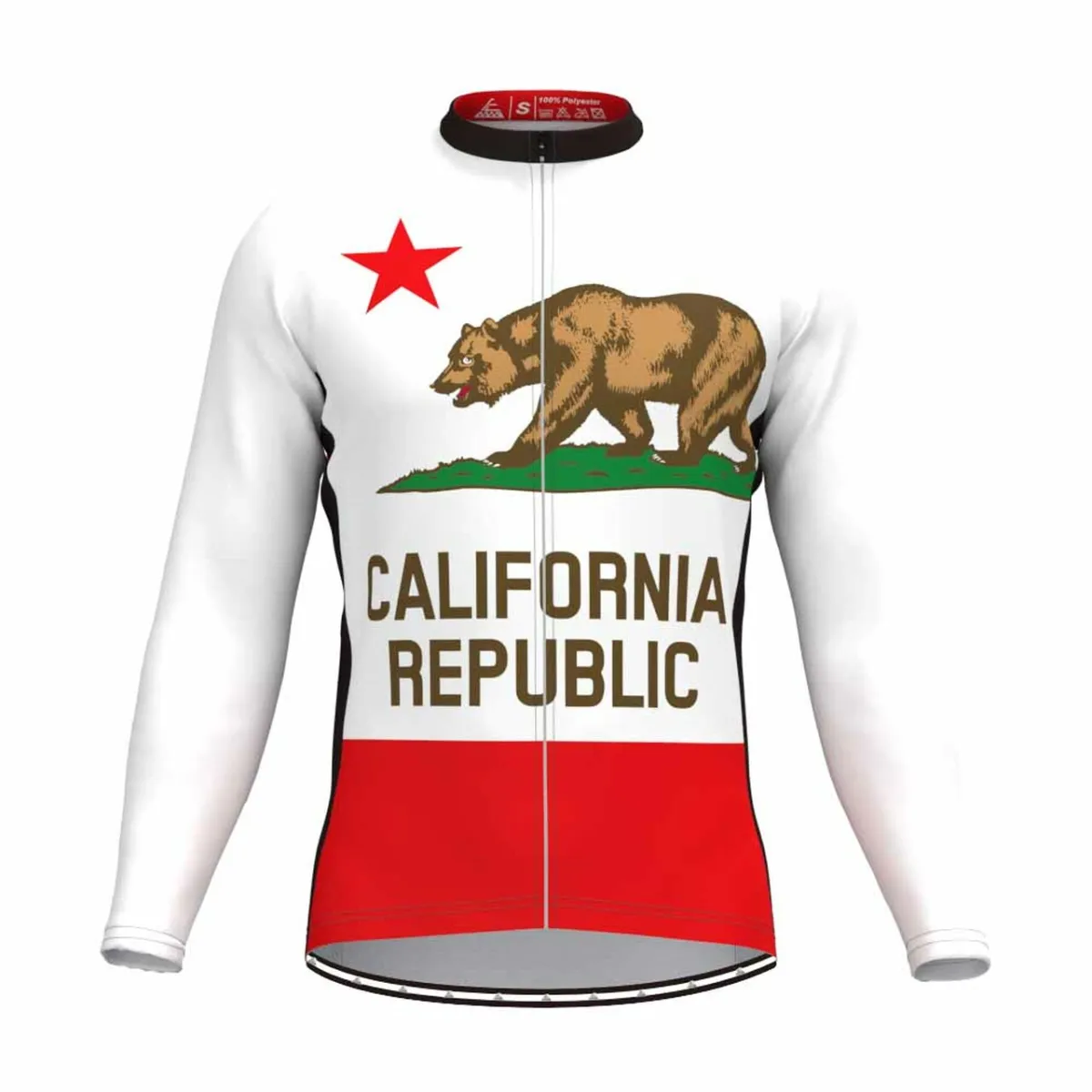 The California Republic Men's LS Cycling Jersey To Buy