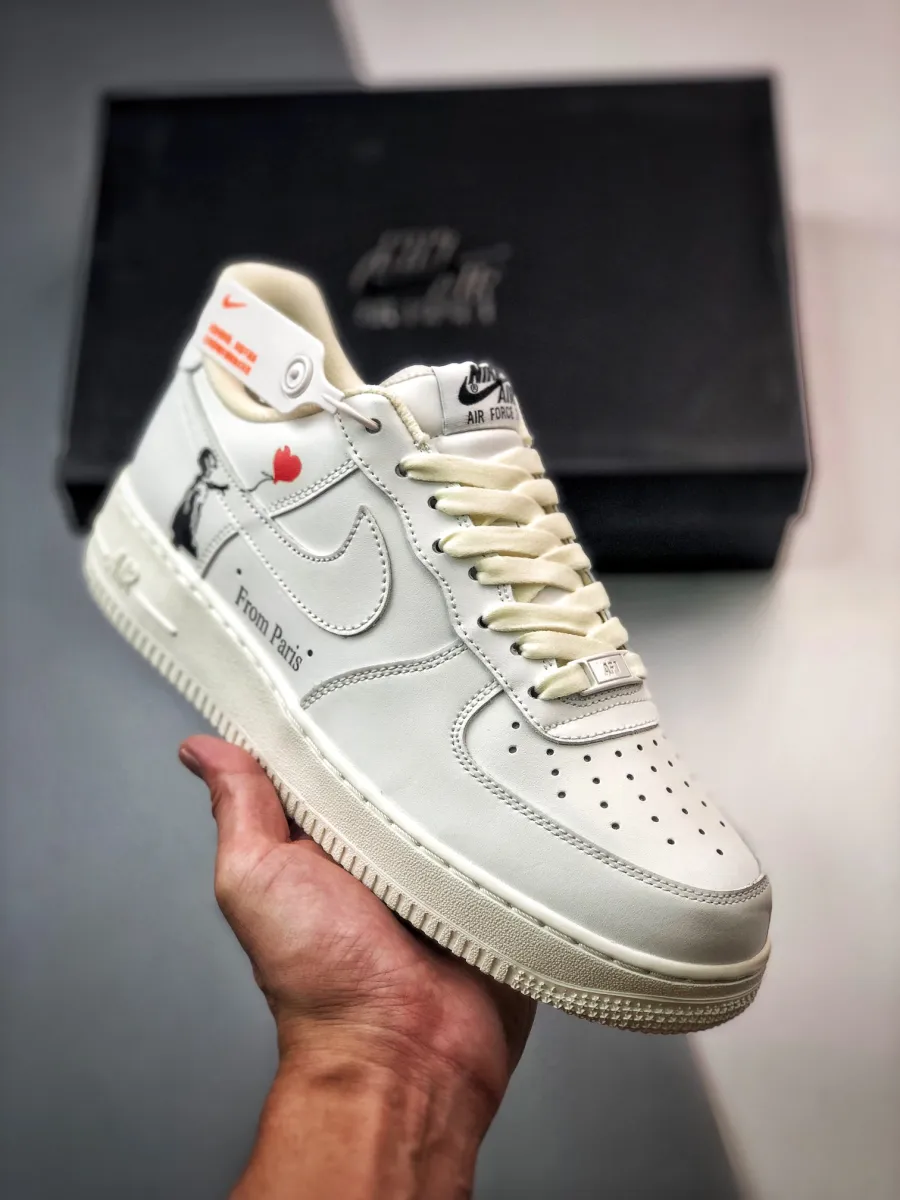 Custom Nike Air Force 1 Low From Paris With Love To Buy
