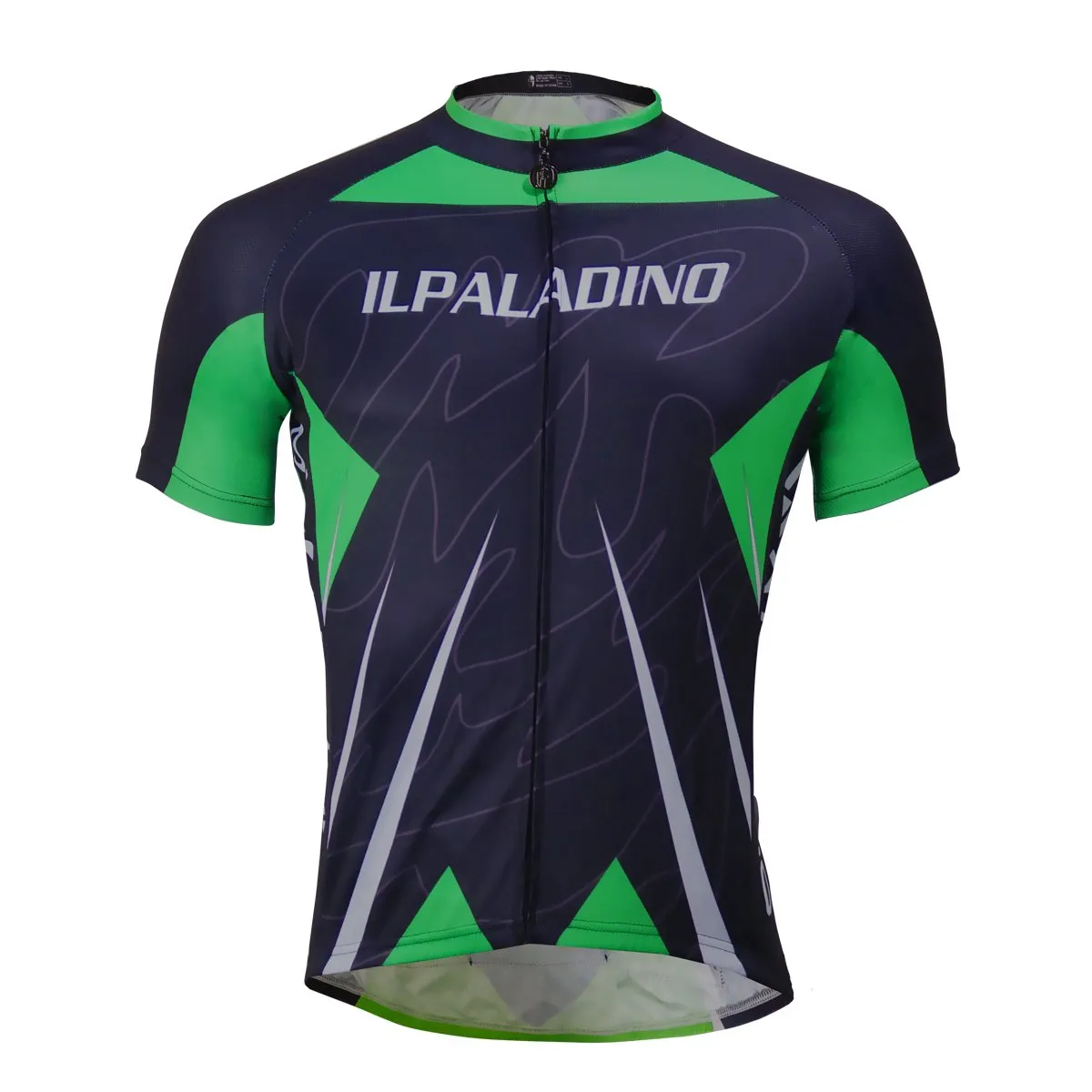 Green Men's Cycling Summer Shirt Jersey Black NO.760
