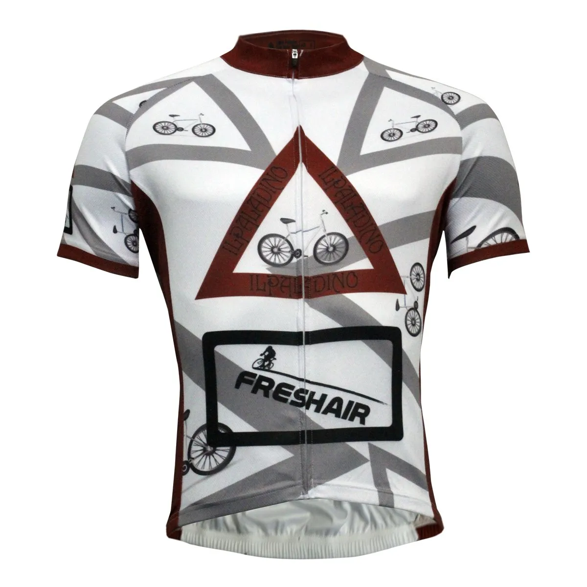 ILPALADINO Men's Cycling Jersey Short Tights for Summer Outdoor Sports Shirt Apparel Outdoor Sports Gear Leisure Biking T-shirt NO.776