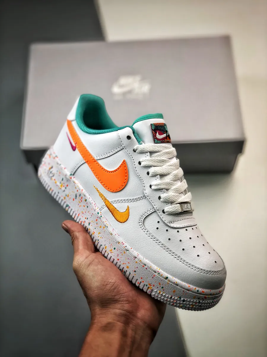 Nike Air Force 1 Low Multi-Color White Teal FD4626-181 - gt cut 2 leap high
