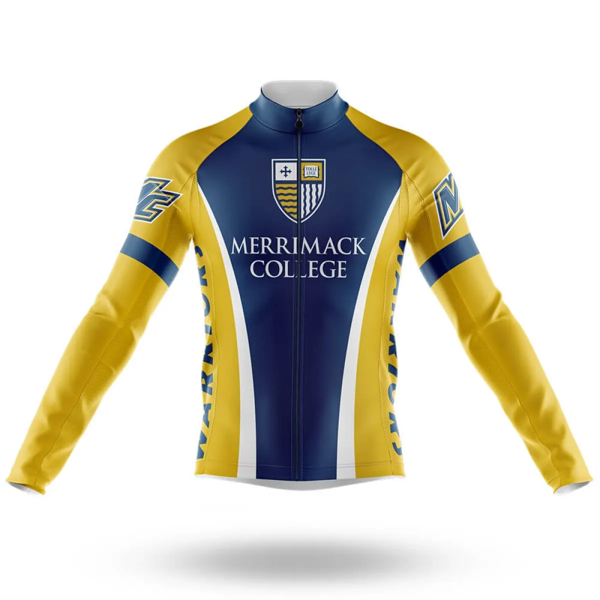 To Buy Merrimack College Long Sleeve Cycling Jersey Only