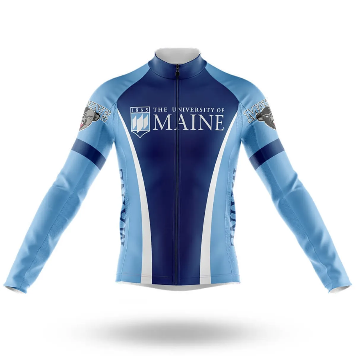 University Of Maine Long Sleeve Cycling Jersey Only To Buy