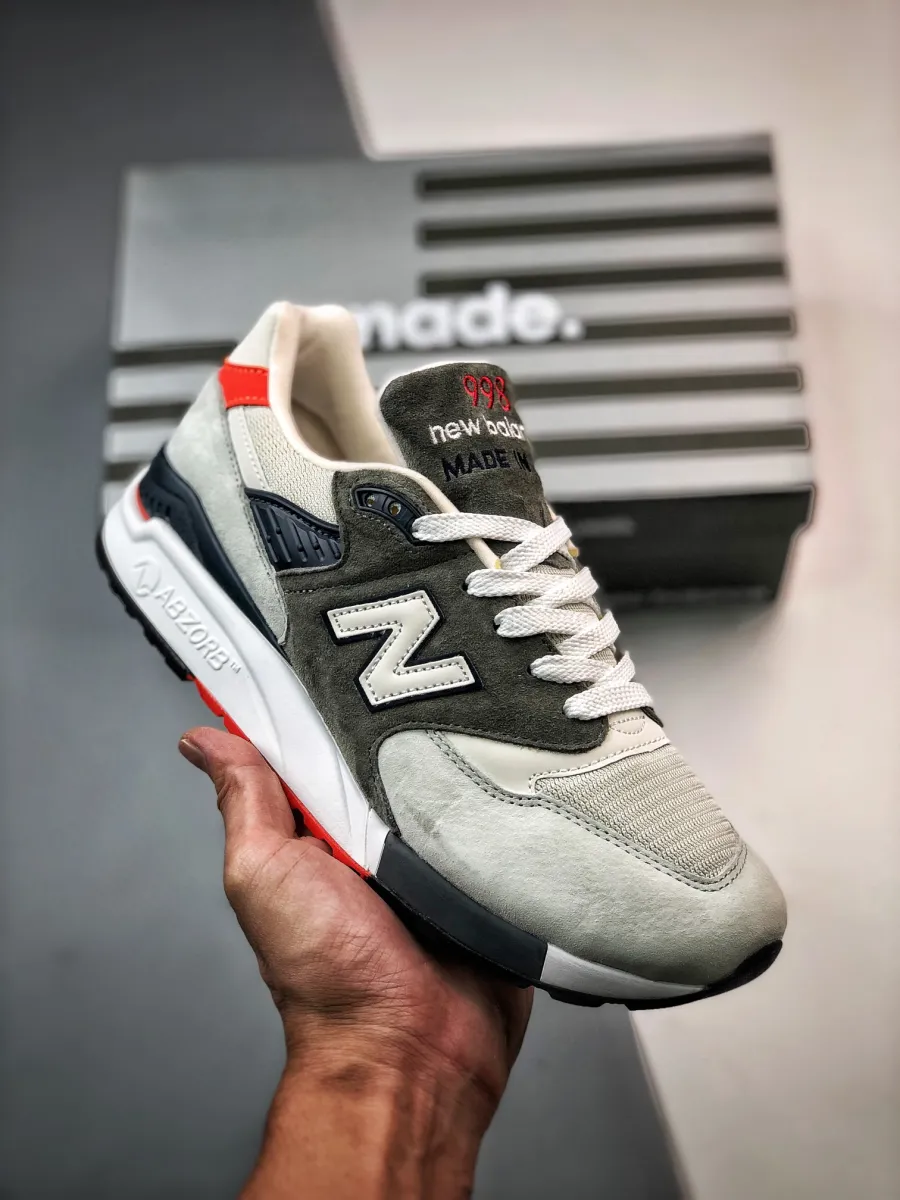 New Balance 998 'Explore By Air' Light Grey/Black M998CREA Restock