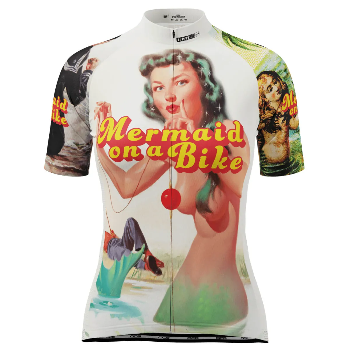 Women's The Mermaid Series 1 Short Sleeve Cycling Jersey