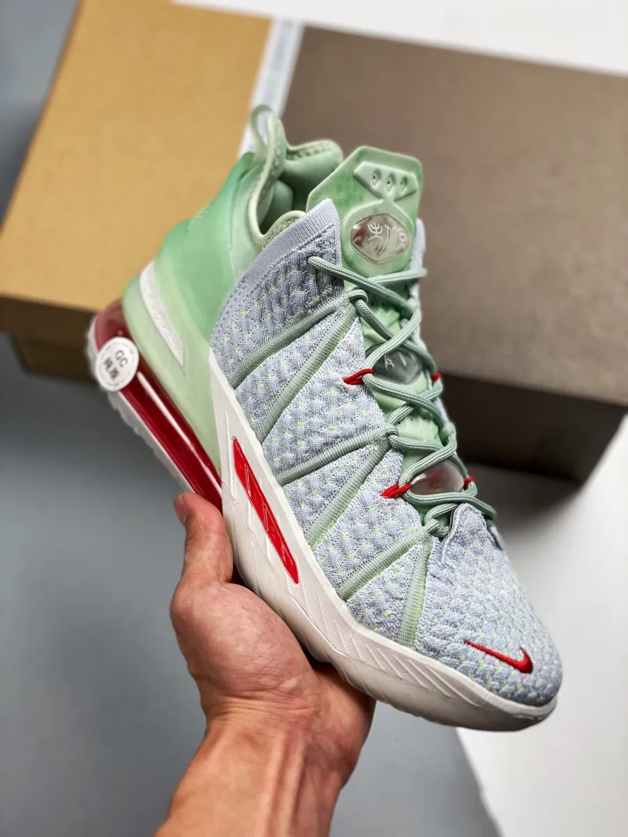Glow in the dark x Nike LeBron 18 'Empire Jade' DB7644-002 #lebron 18 university blue