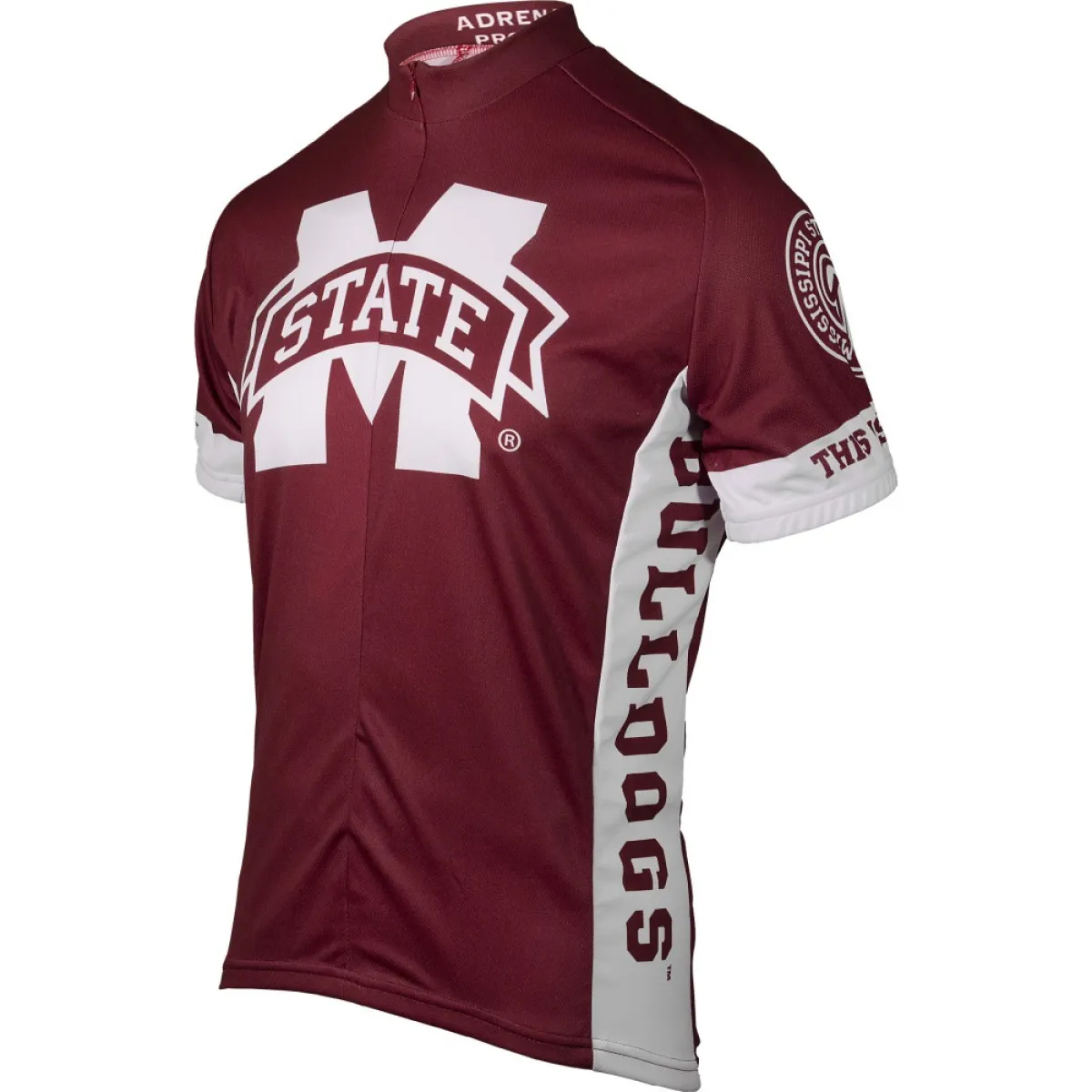 NCAA MSU Mississippi State University Bulldogs Short Sleeve Cycling Jerseys Z-1905392