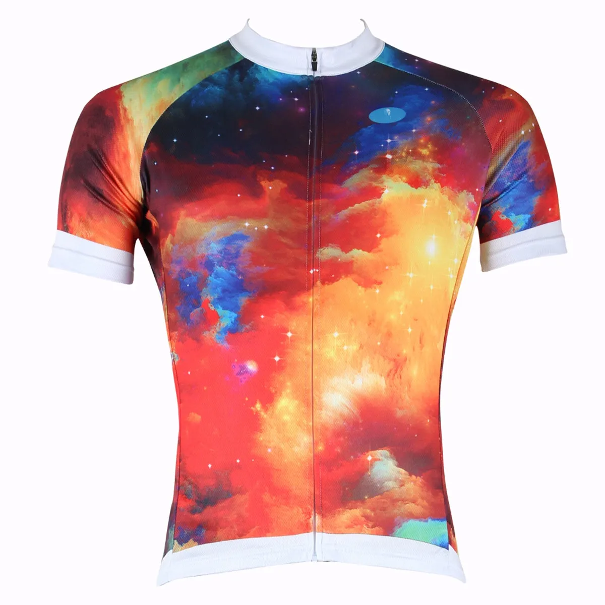 ILPALADINO Morning Glow Men's Professional MTB Cycling Jersey Breathable and Quick Dry Comfortable Bike Shirt for Summer NO.258