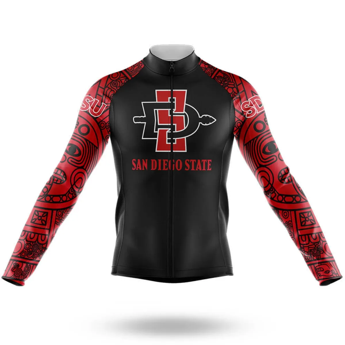 San Diego State University V3 Long Sleeve Cycling Jersey Only