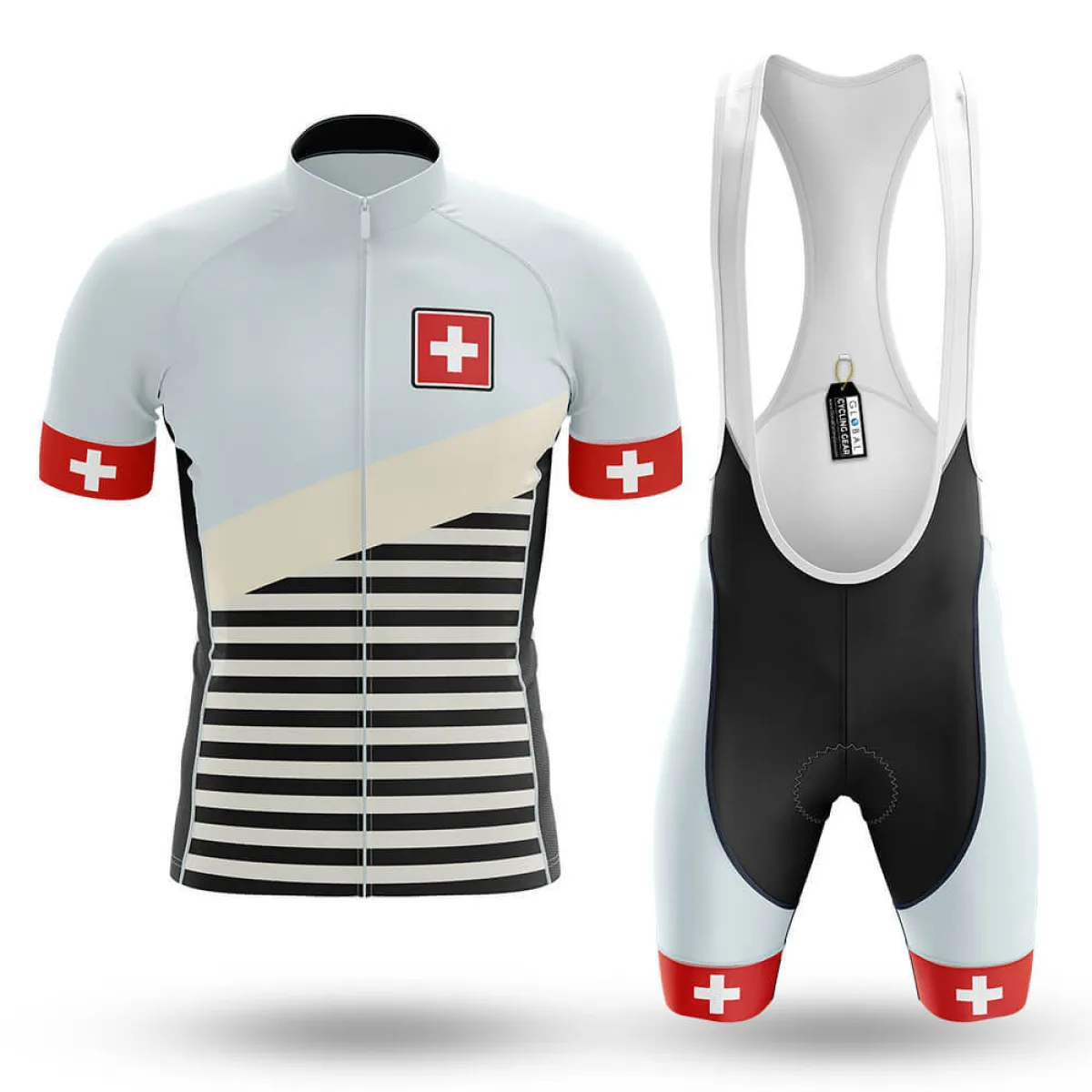 Switzerland S3 - Men's Cycling Kit / Full Set For Sale