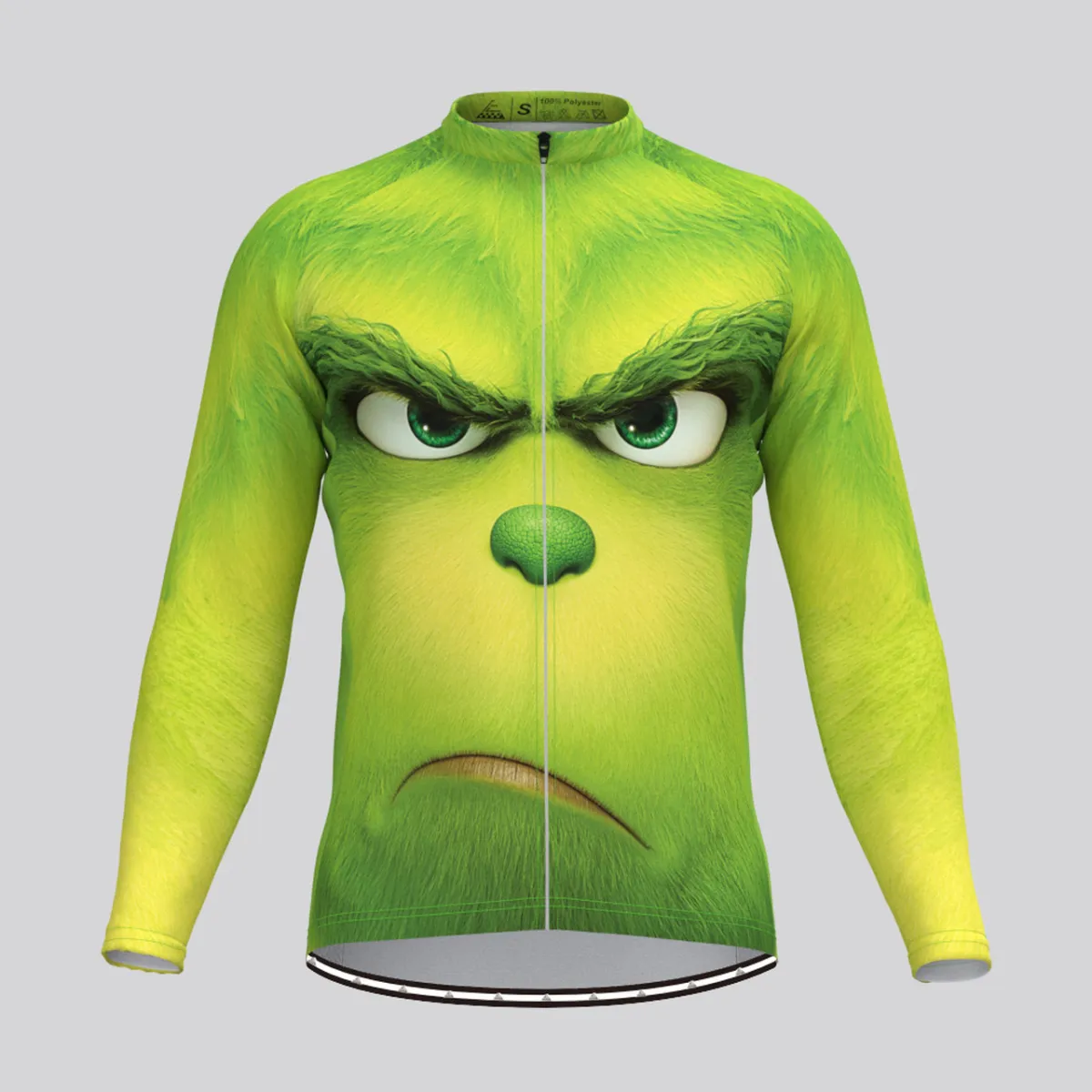 The Grinch Face Men's LS Cycling Jersey Online