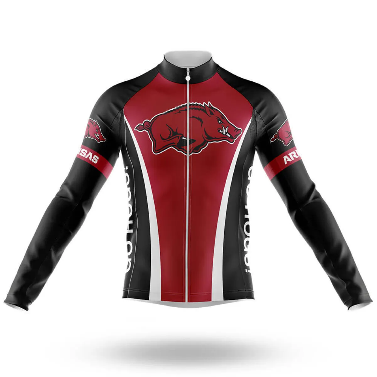 University of Arkansas Long Sleeve Cycling Jersey Only