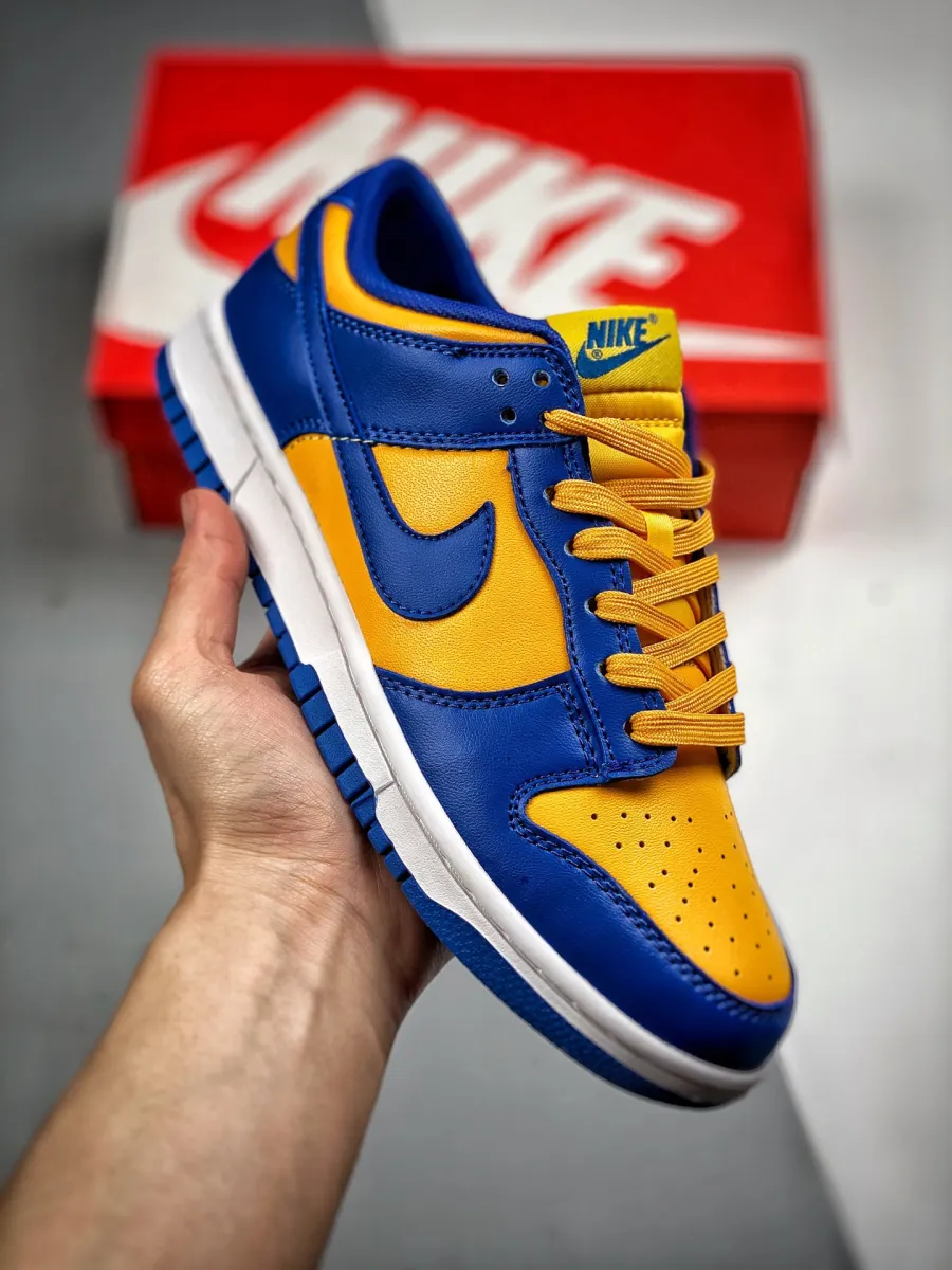 Nike Dunk Low 'UCLA' Blue Jay/University Gold-White / blue and yellow dunk low