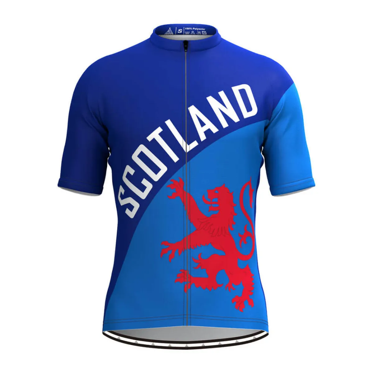 Men's Scotland Flag Cycling Jersey Red-Blue For Sale