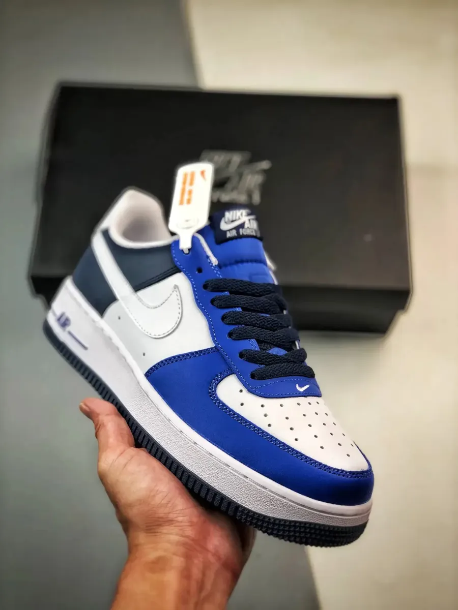 White And Royal Blue Nikes Nike Air Force 1 Low White Game Royal FQ8825-100
