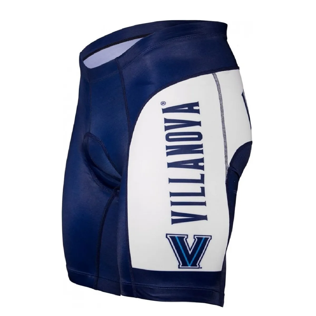 Adrenaline Promo Villanova University Logo padded Cycling Shorts-Mens