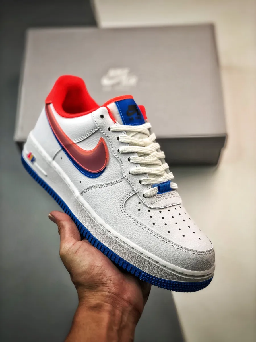 Nike Air Force 1 White/Photo Blue/University Gold/Bright Crimson air force 1 white size 8.5 mens