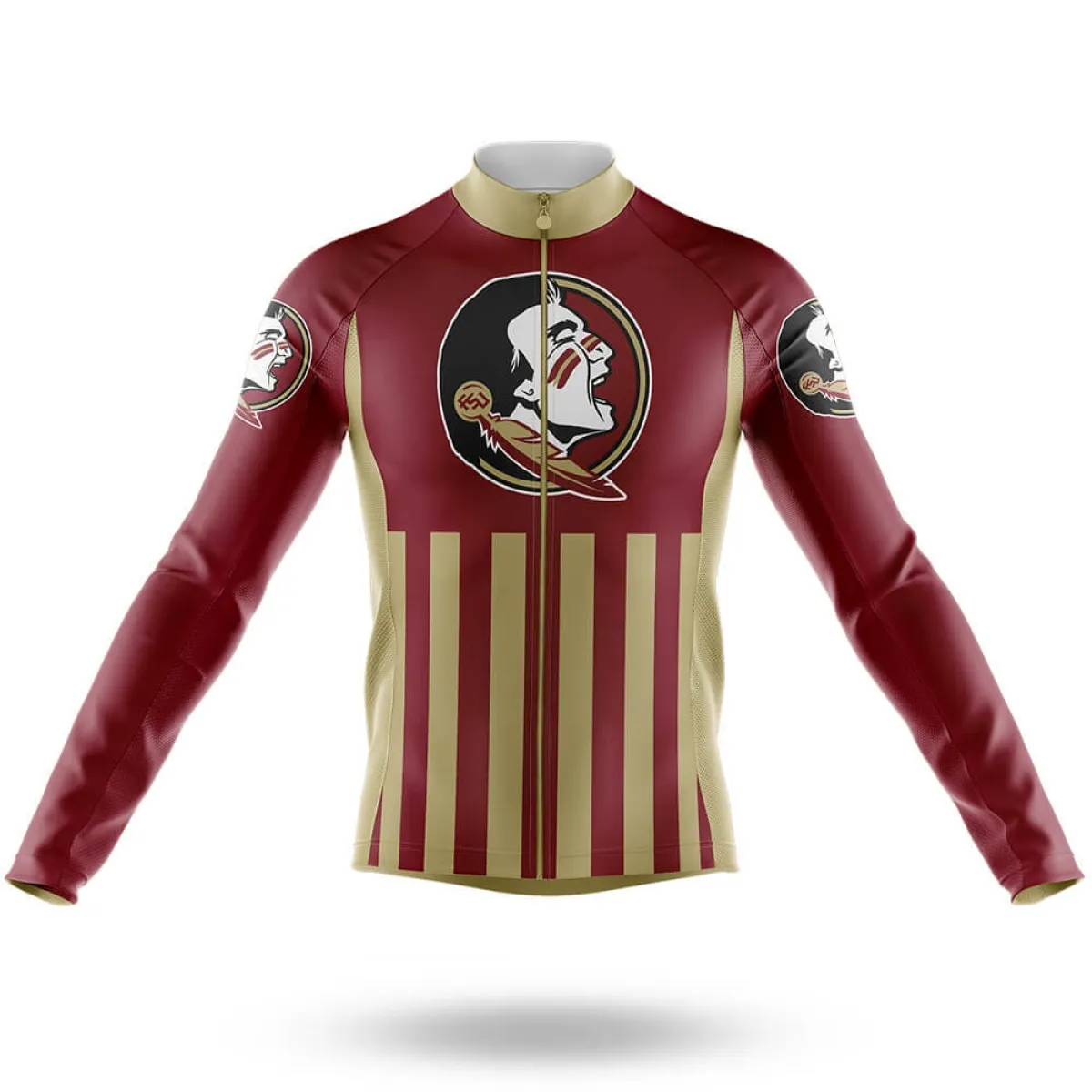 Florida State University USA Long Sleeve Cycling Jersey Only