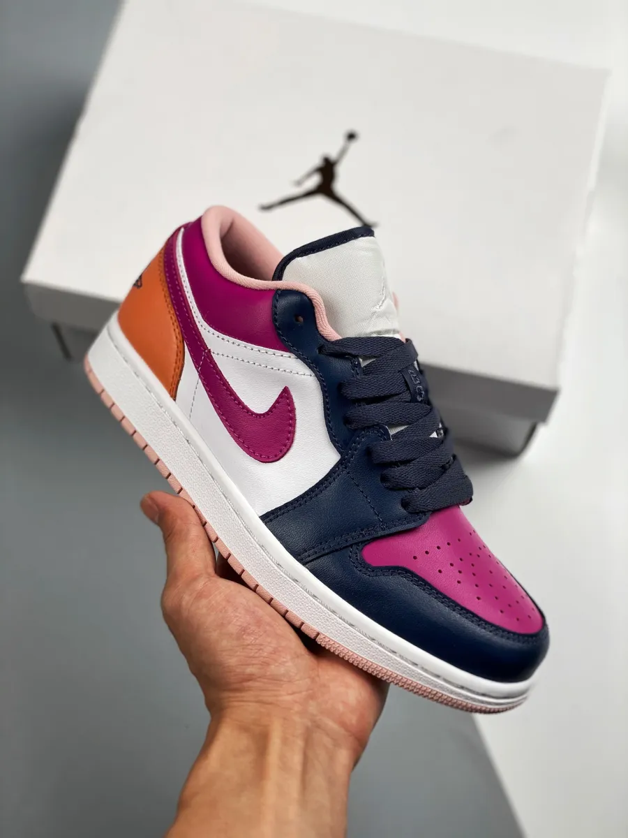 Mismatched Air Jordan 1 Low Purple Magenta #jordan mismatch
