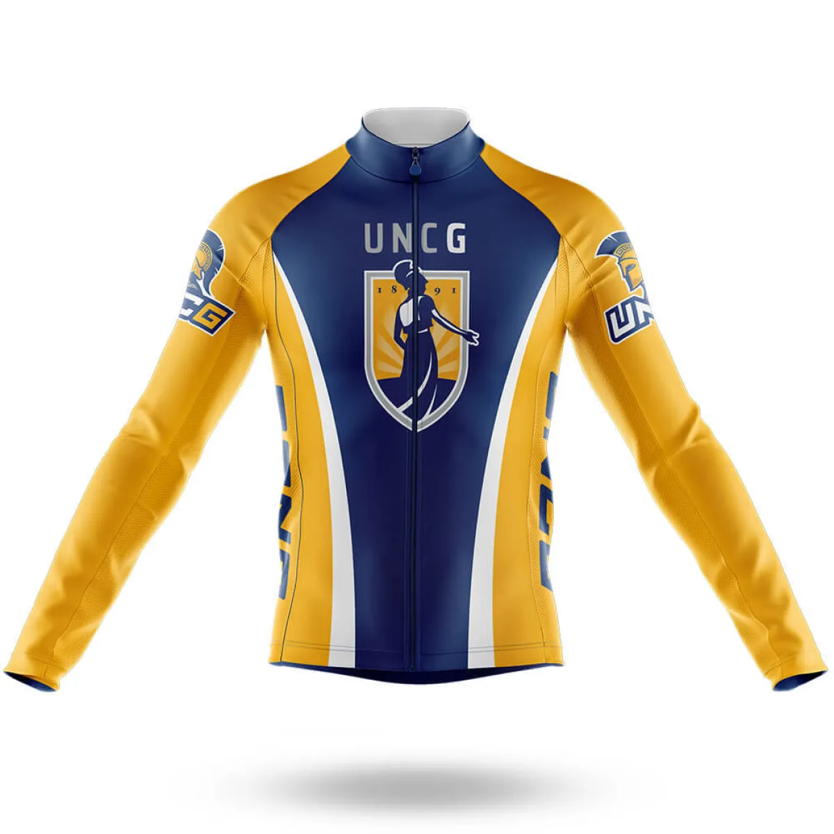 University of North Carolina Greensboro Long Sleeve Cycling Jersey Only