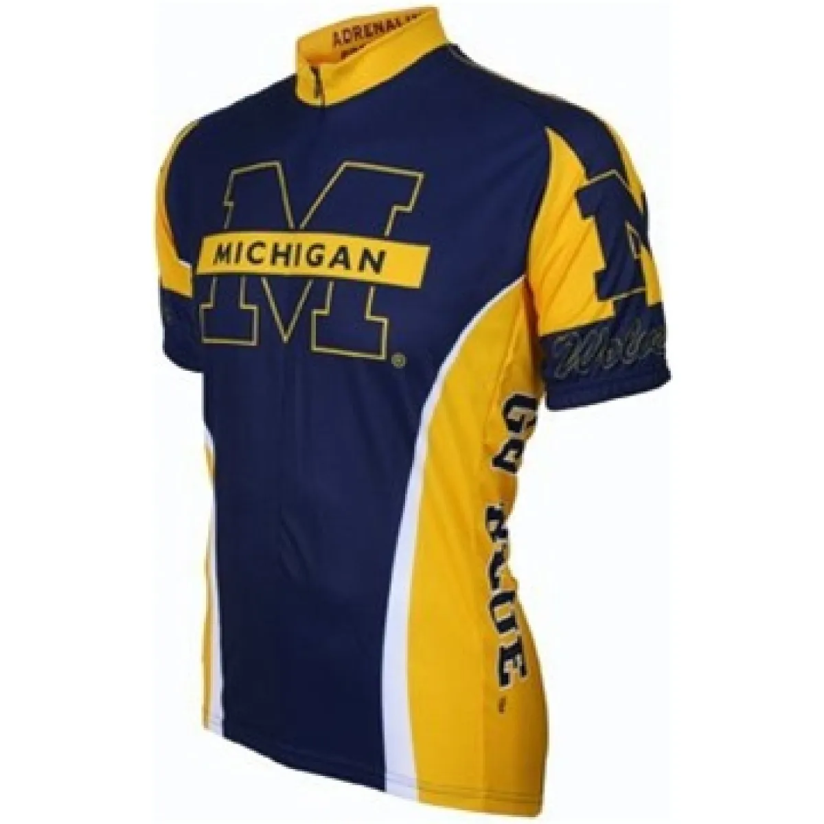 UM University of Michigan Wolverines Cycling Short Sleeve Jersey