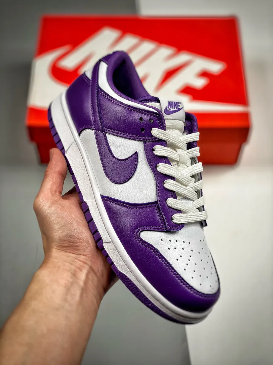 Nike Dunk Low White/Court Purple / dunks purple