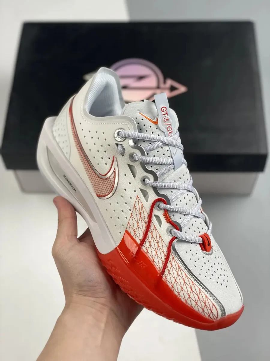 Nike GT Cut 3 White Picante Red