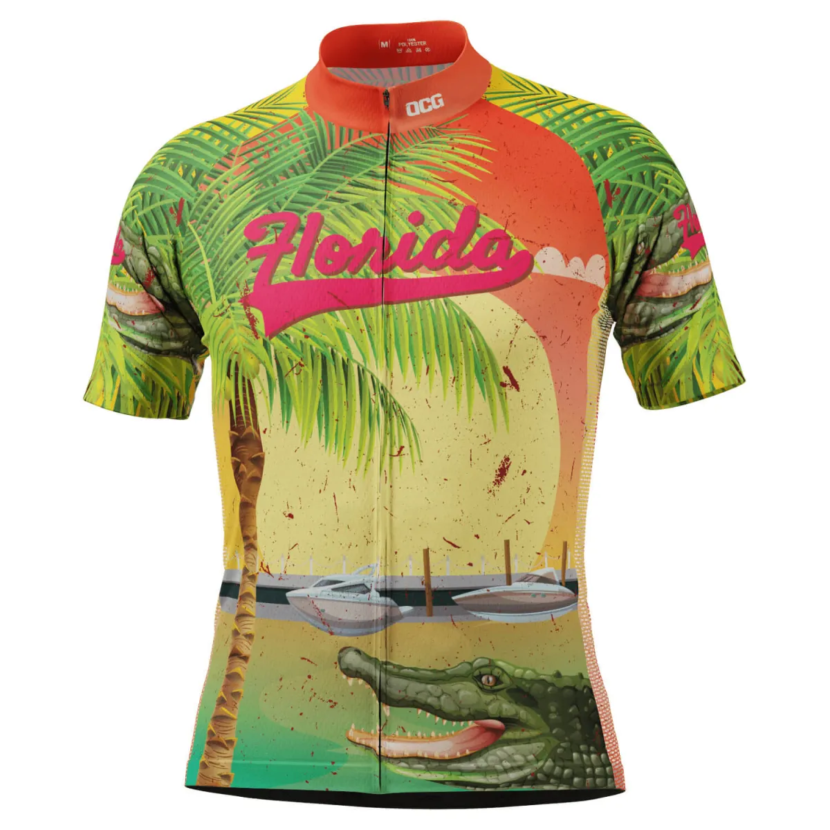 Men's Florida US State Short Sleeve Cycling Jersey To Buy