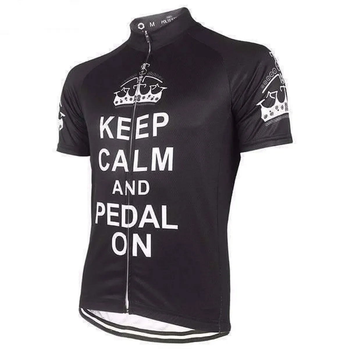 Keep Calm And Pedal On Men's Cycling Jersey Brand New