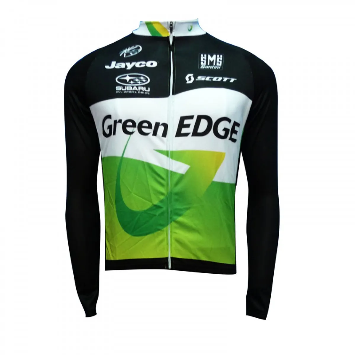 2012 Green EDGE Long Sleeve Jersey To Buy
