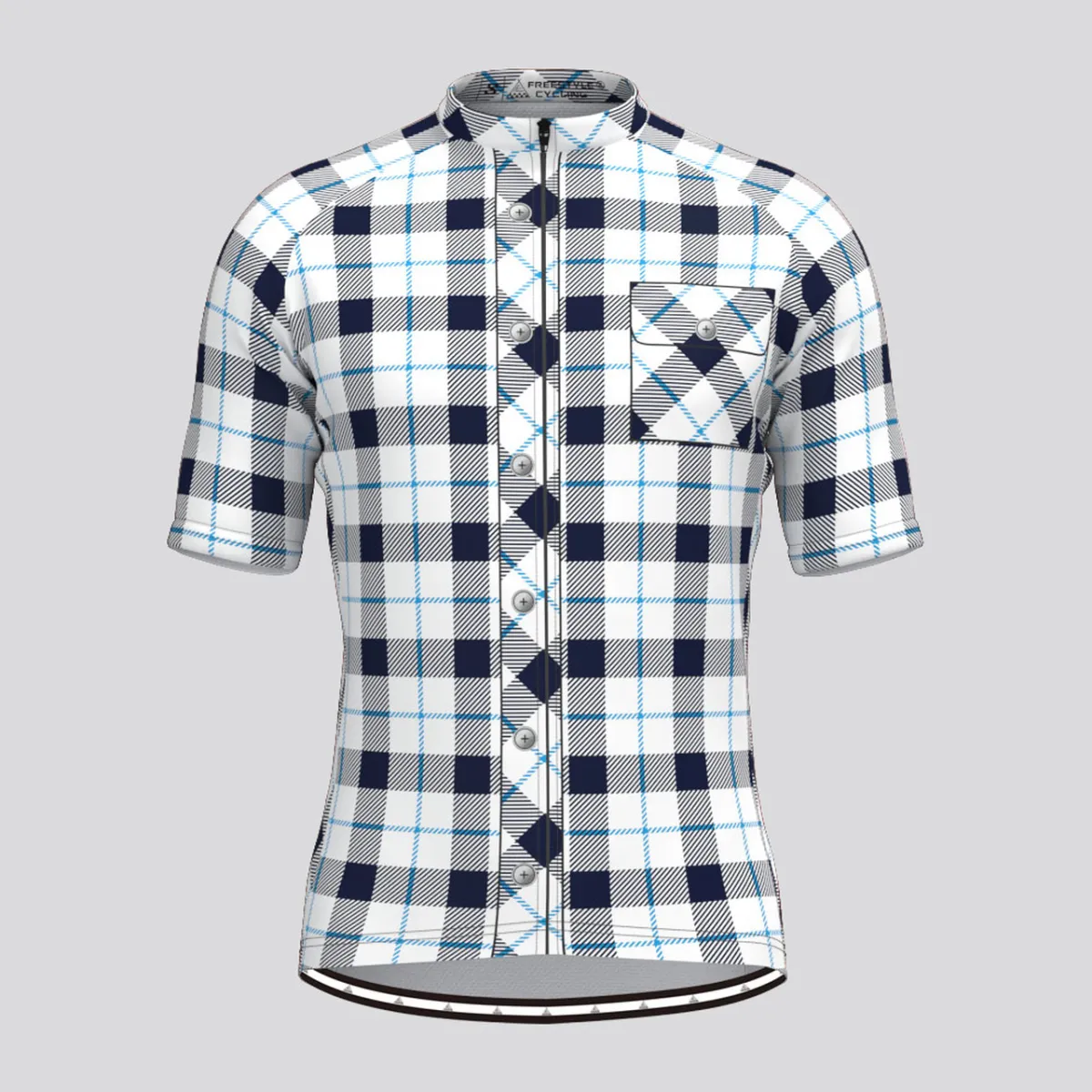 Plaid Checkered Shirt V7 Men's Cycling Jersey New Releases