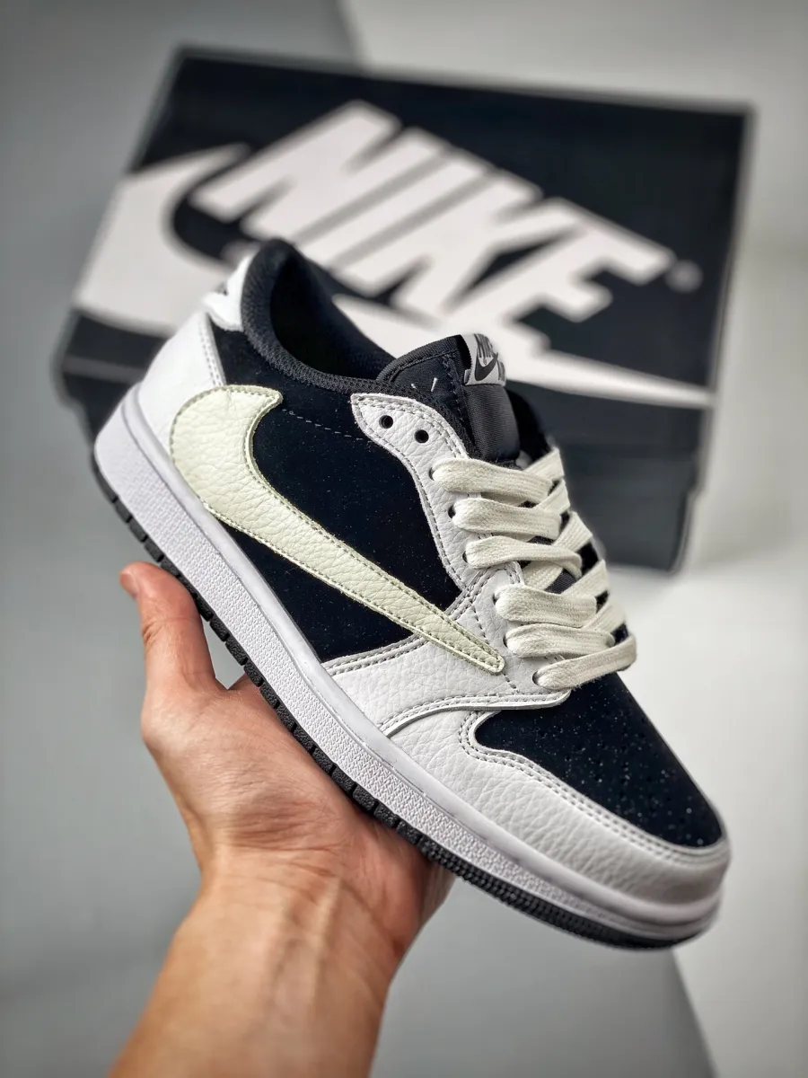 Travis Scott x Air Jordan 1 Low OG 'Sail/Black' #travis scott sail black
