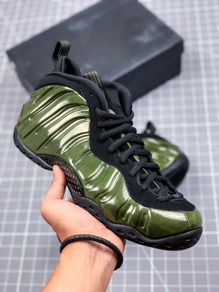 Kids Nike Air Foamposite One Legion Green 314996-301 / green foams