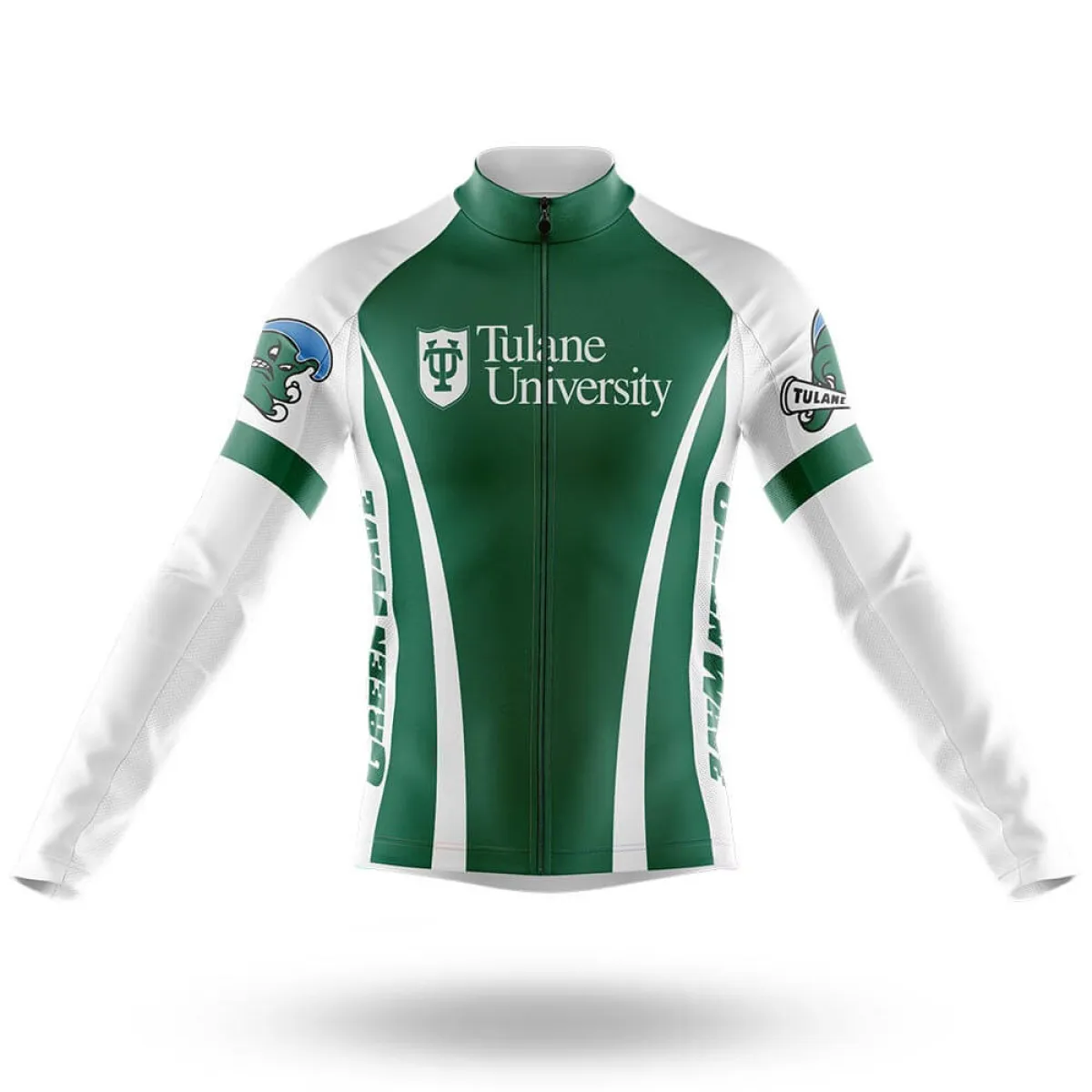 Online Tulane University Long Sleeve Cycling Jersey Only