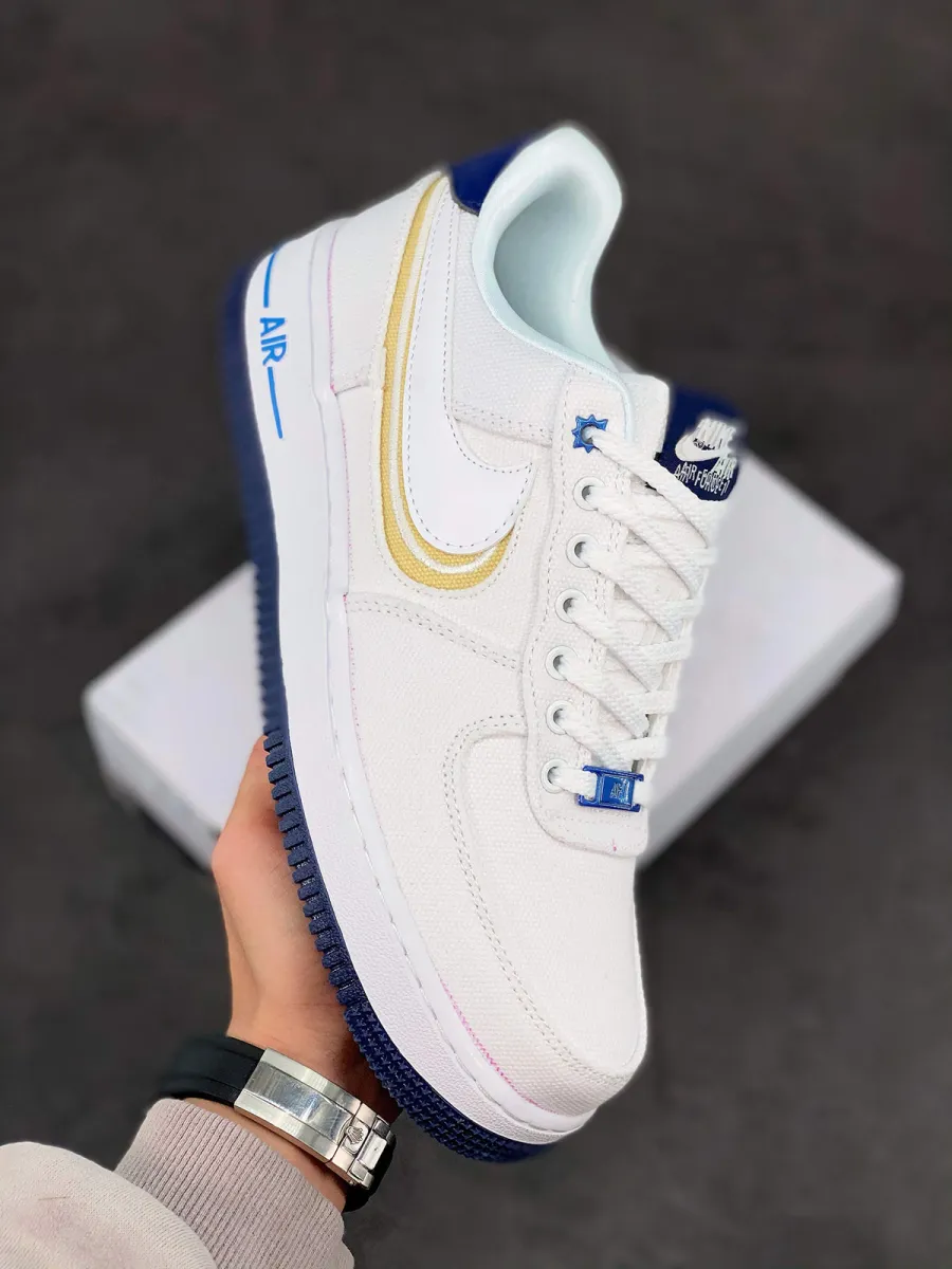 Nike Air Force 1 Low White Canvas DB3541-100 / white canvas air force 1