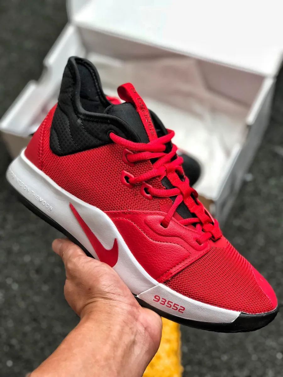 Nike PG 3 University Red White / pg 3 red