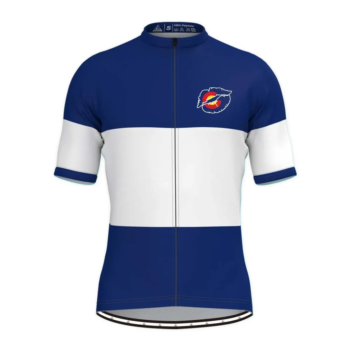 Kiss Colorado State Flag Men's Cycling Jersey To Buy
