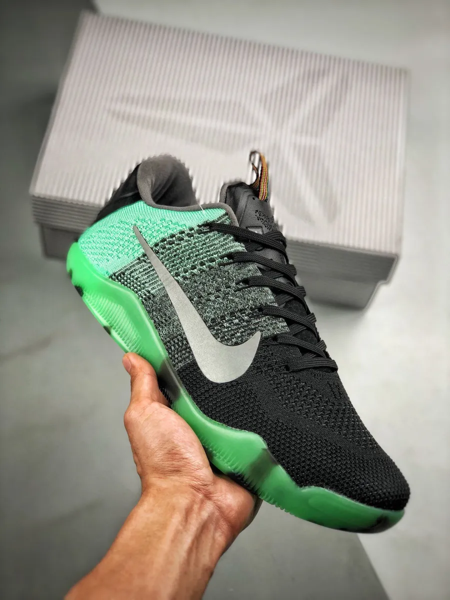 Nike Kobe 11 Elite Low 'All-Star' Green Glow/Black-Persian Violet All Star Kobe 11