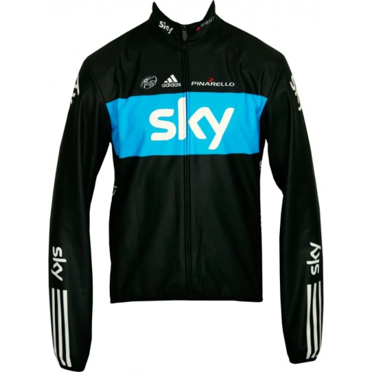 SKY 2011 PRO CYCLING Radsport-Profi-Team- Winter Fleece Long Sleeve Jersey