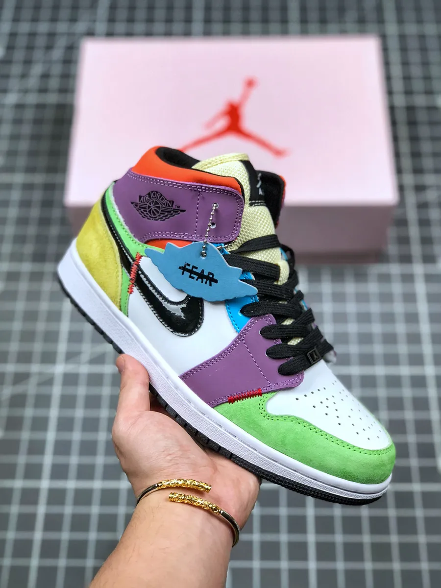 Air Jordan 1 Mid 'Multicolor Lightbulb' Lightbulb Jordan 1