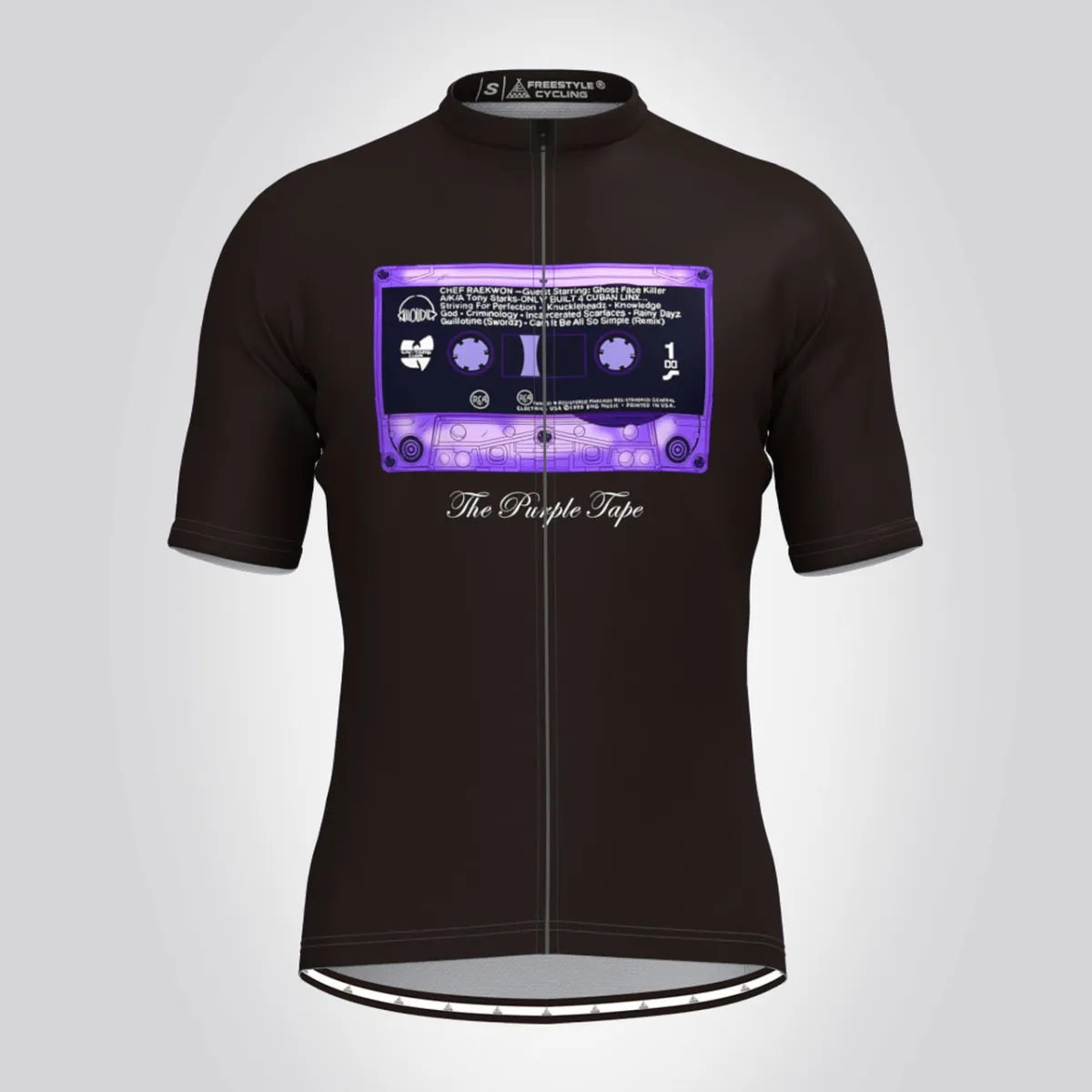 The Purple Tape Classic Cycling Jersey Black Online