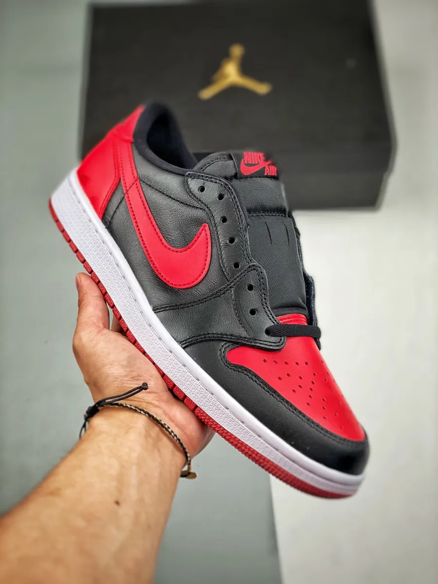 Nike Air Jordan 1 Low OG BRED 705329-001 #jordan 1 banned low