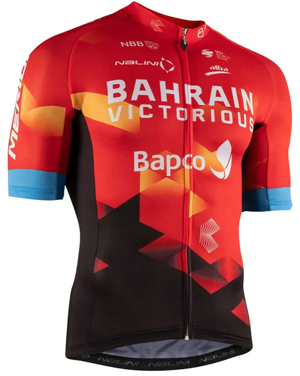 2021 Bahrain Victorious Full Zip Jersey, Brand New BAH21J1