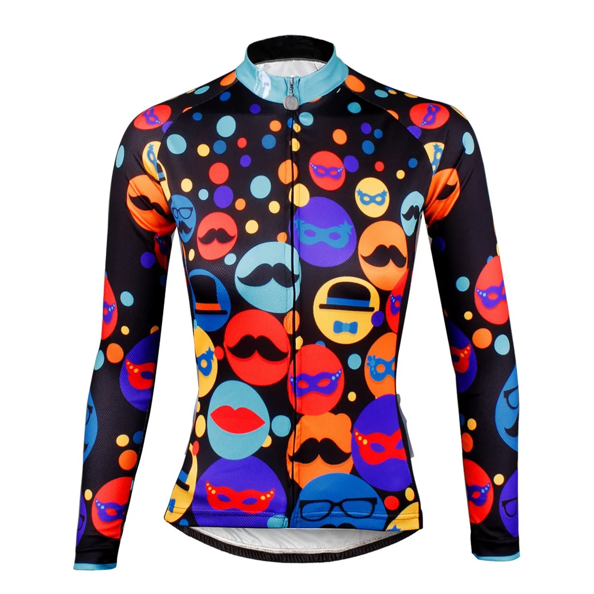 Gentle Mustache Hat Women's Cycling Long/Short-sleeve Jersey/kit T-Shirts NO.714